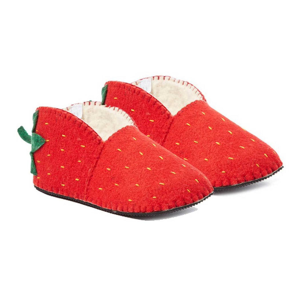 Strawberry Slippers Adult Medium - Silk Road Bazaar