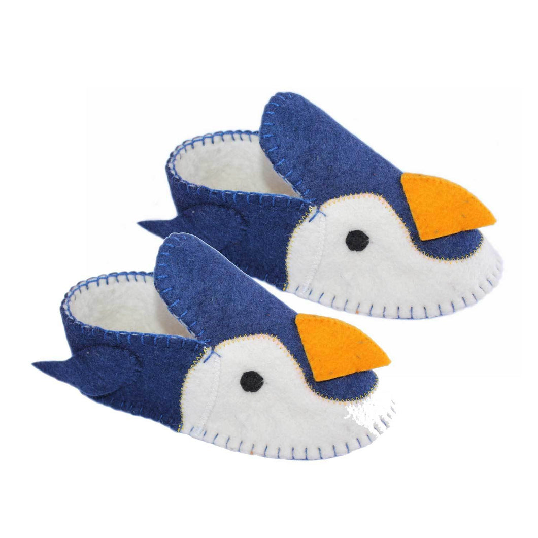 Penguin Slippers Adult Small - Silk Road Bazaar