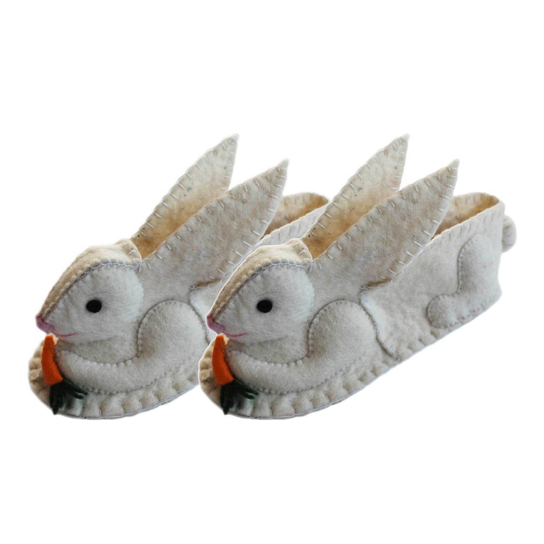 Rabbit Slippers Adult Small - Silk Road Bazaar